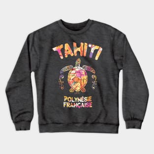 Tahiti, French Polynesia, Sea Turtle Crewneck Sweatshirt